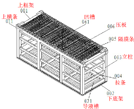 锰电解用隔膜框专利侵权案|技术与产品配图